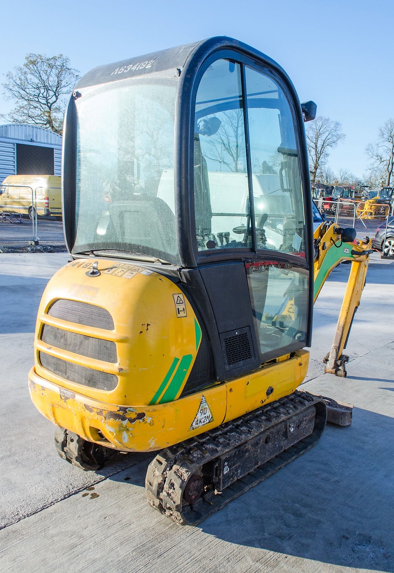 JCB 8016 1.5 tonne rubber tracked mini excavator Year: 2014 S/N: 2071597 Recorded Hours: 2148 - Image 3 of 19