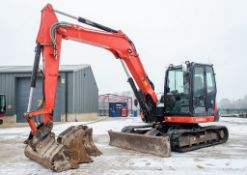 Kubota KX080-4 8 tonne rubber tracked excavator Year: 2014 S/N: 32342 Recorded Hours: 6806 blade,