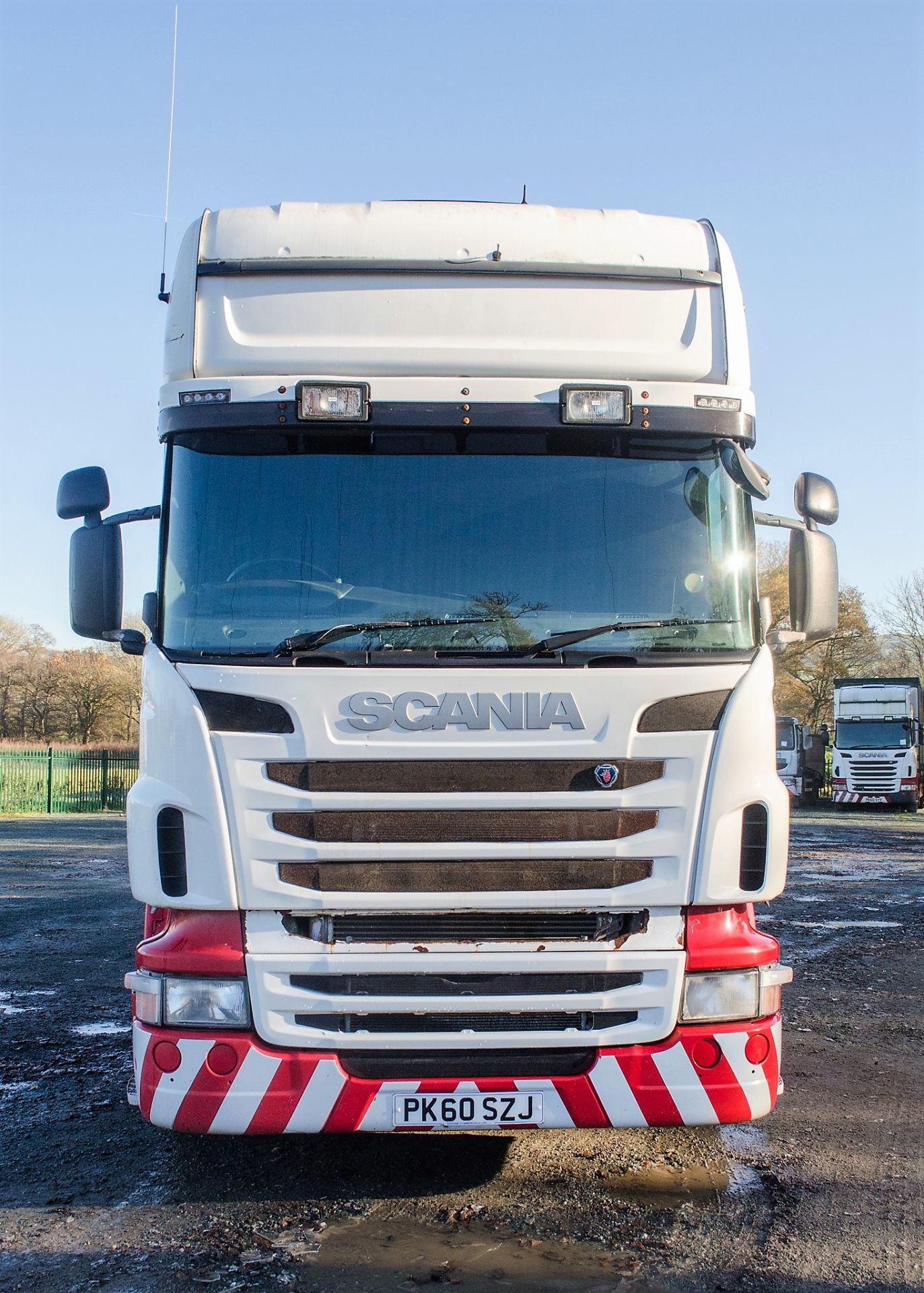 Scania R440 Topline 6 x 2 26 tonne curtain sided draw bar lorry Registration number: PK60 SZJ Date - Image 5 of 26