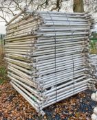 Pallet of 38 Eiger 500 aluminium scaffold tower end frames