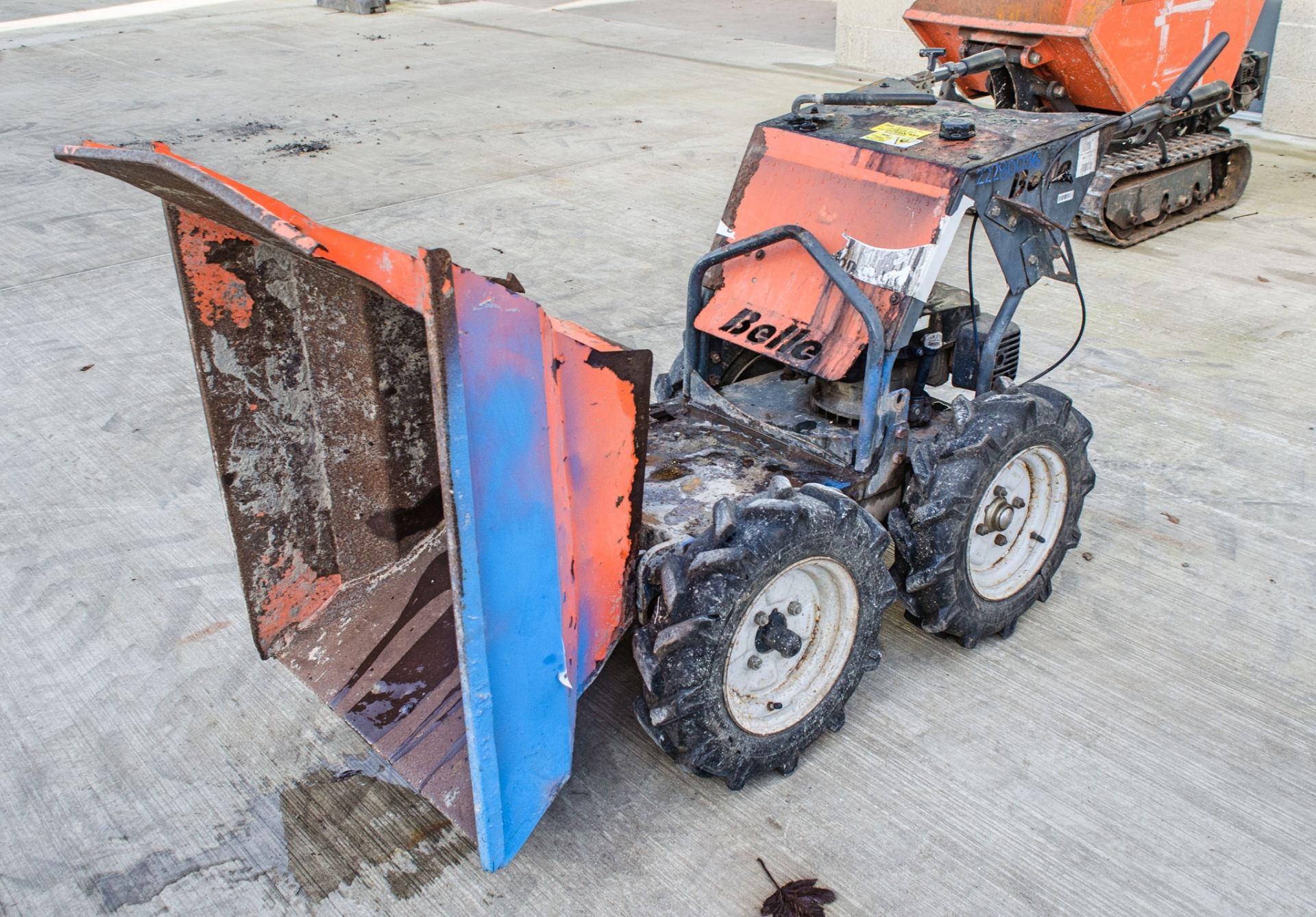 Belle BMD petrol driven walk behind powered barrow 22280036 - Image 5 of 7