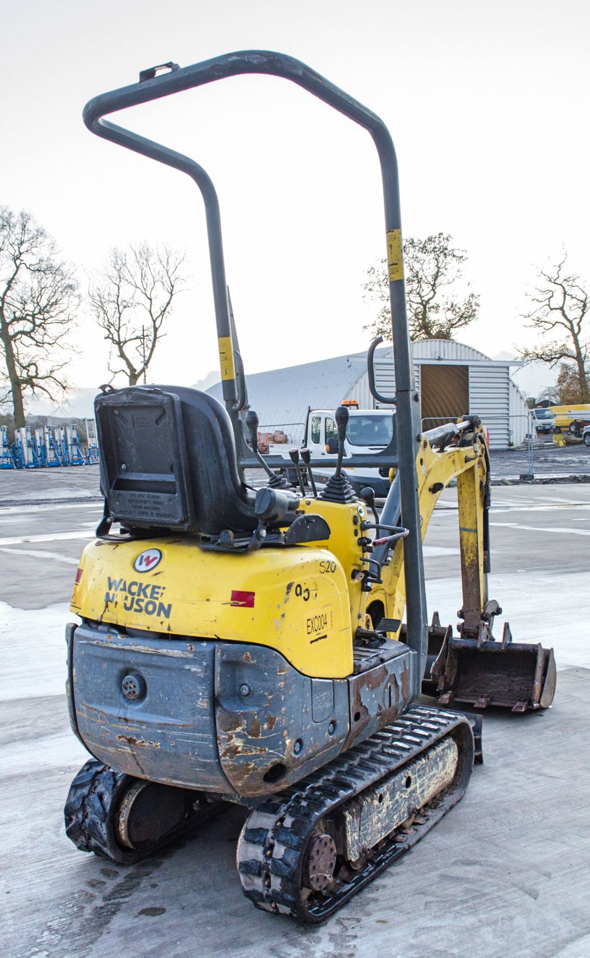 Wacker Neuson E08-1 0.75 tonne rubber tracked micro excavator Year: 2018 S/N: 02784 Recorded - Image 3 of 20