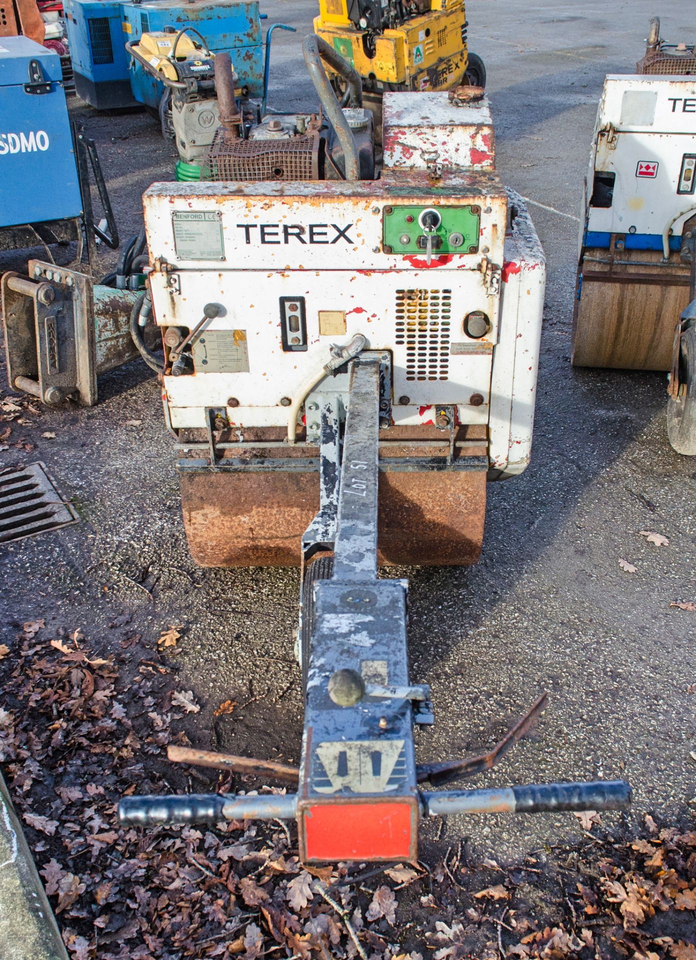 Benford Terex MBR71 diesel driven single drum pedestrian roller/breaker Year: 2008 S/N: E87BR0474 - Image 3 of 5