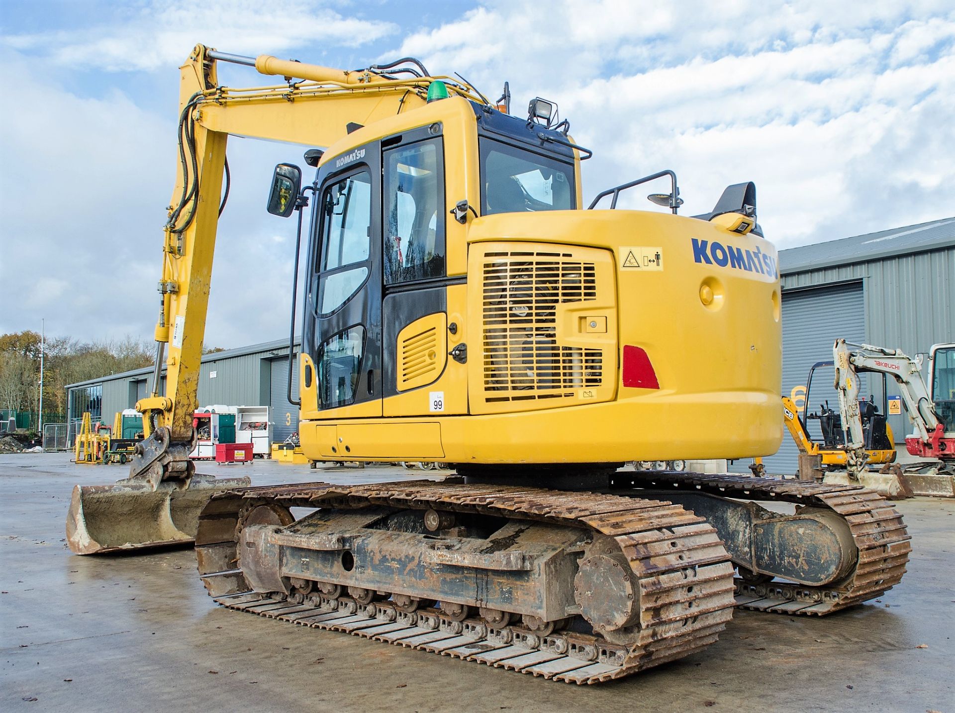Komatsu PC138US 13 tonne steel tracked excavator Year: 2017 S/N: F50393 Recorded Hours: 3961 3rd - Image 4 of 28