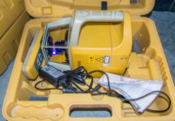 Topcon RL-100 25 rotating laser level c/w RC-400 long range receiver, charger and carry case