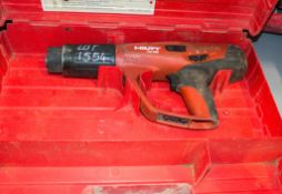Hilti DX460 7.2v cordless nail gun c/w carry case ** For spares ** ** No battery or charger **