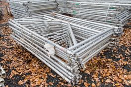 Pallet of 11 Eiger 500 aluminium scaffold tower end frames