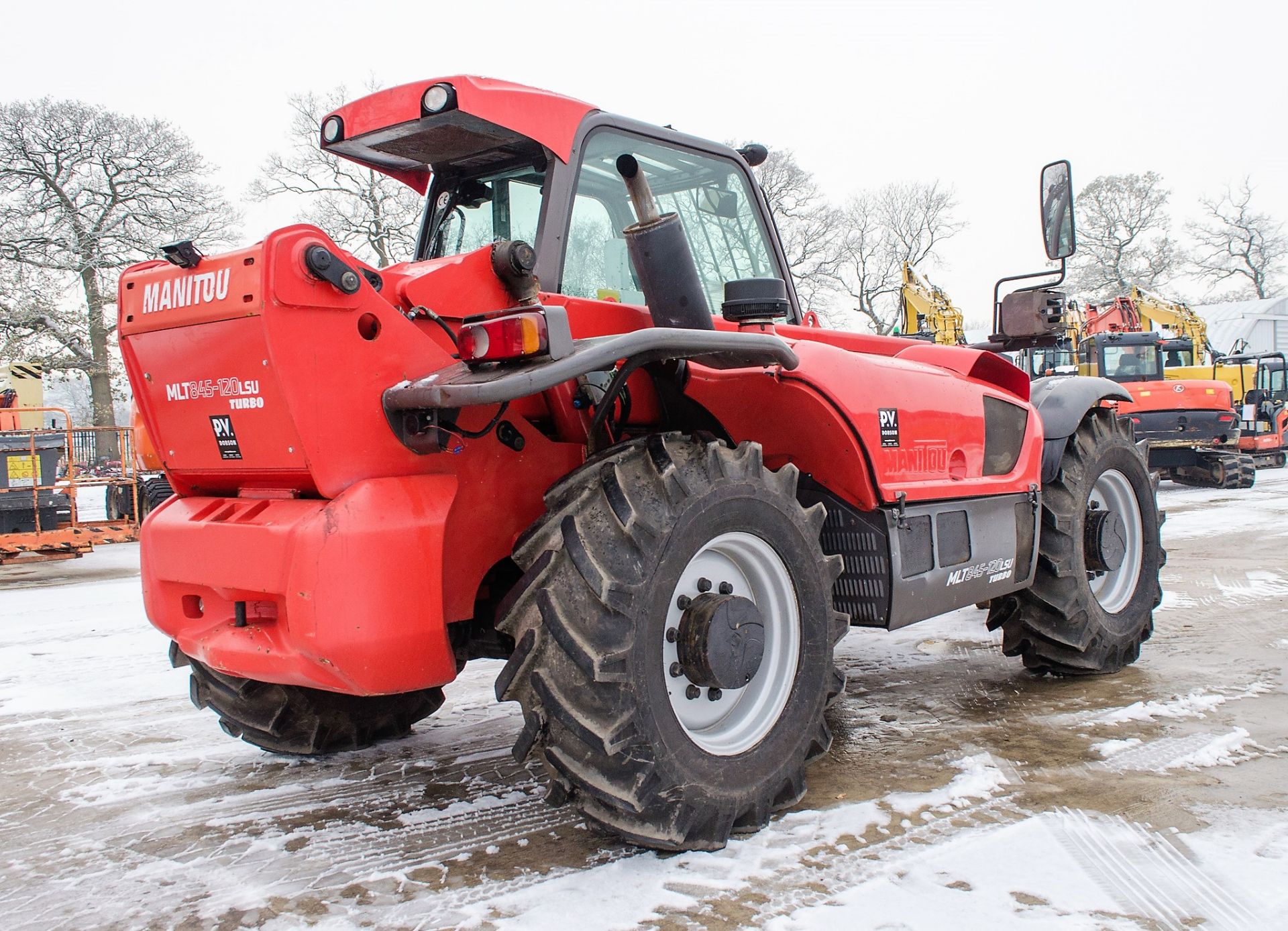 Manitou MLT 845-120 LSU Turbo 8 metre telescopic handler Year: 2012 S/N: 176104425795 Recorded - Image 3 of 21