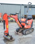 Kubota K008-3 0.75 tonne rubber tracked micro excavator Year: 2014 S/N: 25002 Recorded hours: 2689