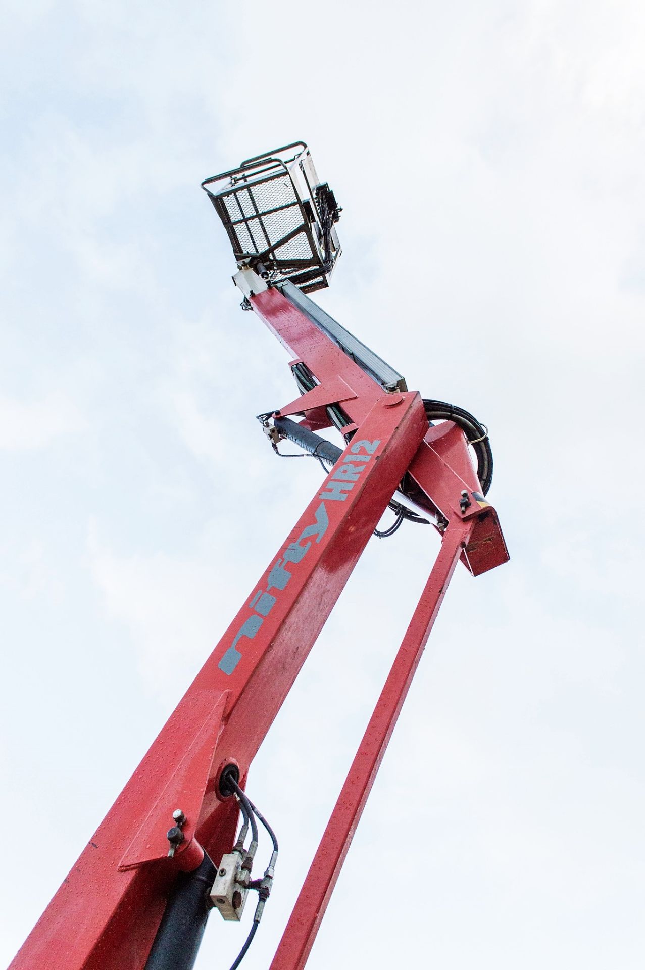 Nifty HR12 battery/diesel articulated boom access platform Year: 2010 S/N: 19297 - Image 10 of 18