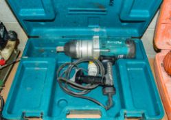 Makita TW1000 110v 1 inch impact wrench c/w carry case A755612