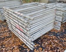 Pallet of 17 Eiger 500 aluminium scaffold tower end frames