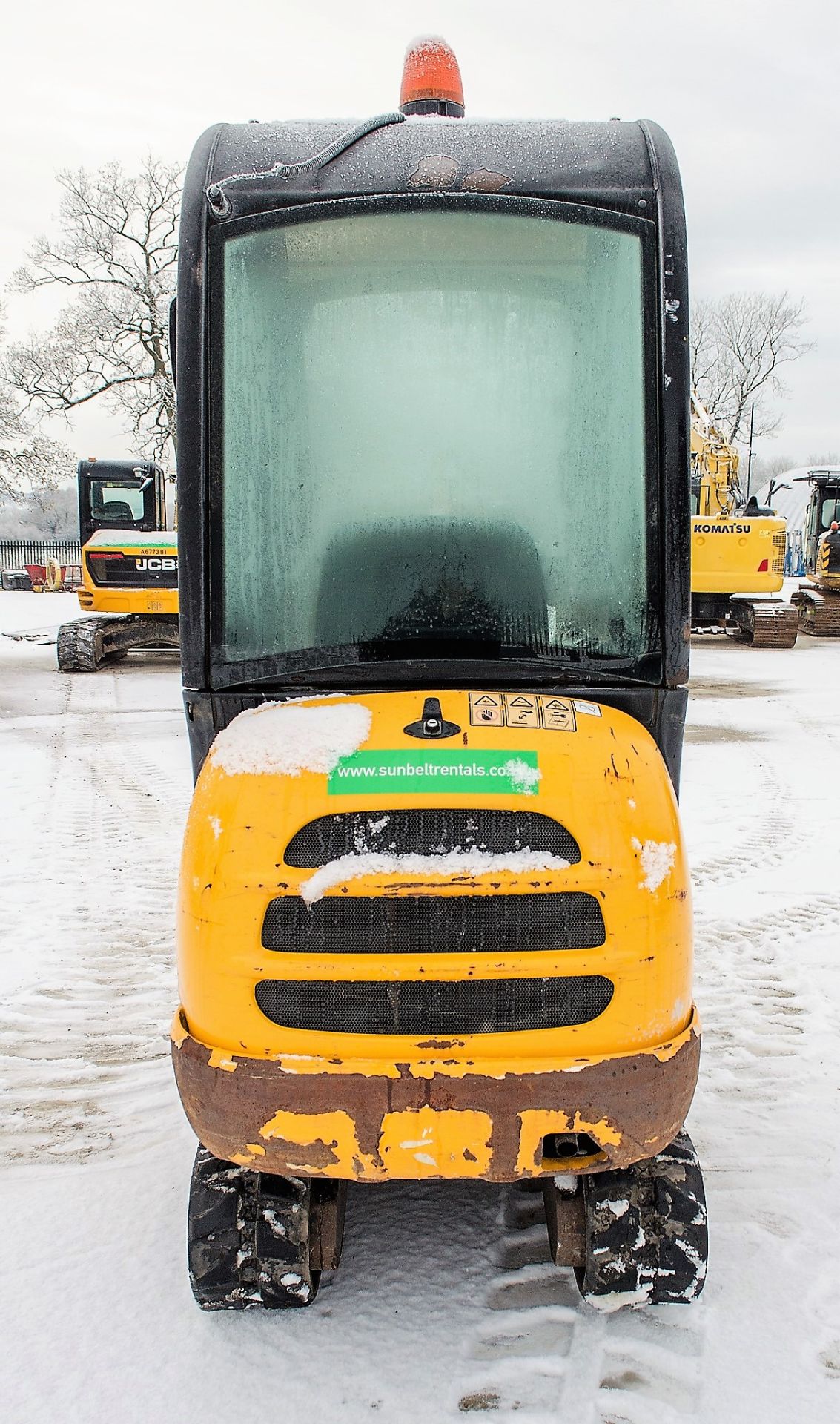 JCB 801.6 1.6 tonne rubber tracked mini excavator Year: 2015 2071810 Recorded hours: 1833 Blade, - Image 6 of 20