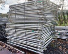 Pallet of 33 Eiger 500 aluminium scaffold tower end frames