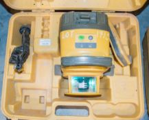 Topcon RL-H3A rotating laser level c/w LS-70C long range receiver and carry case B0217054