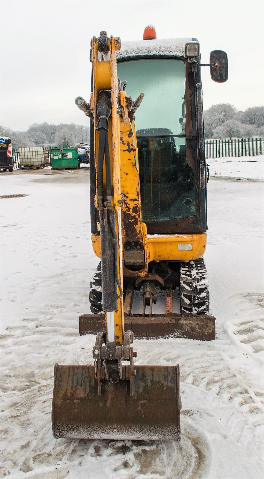 JCB 801.6 1.6 tonne rubber tracked mini excavator Year: 2015 2071810 Recorded hours: 1833 Blade, - Image 5 of 20