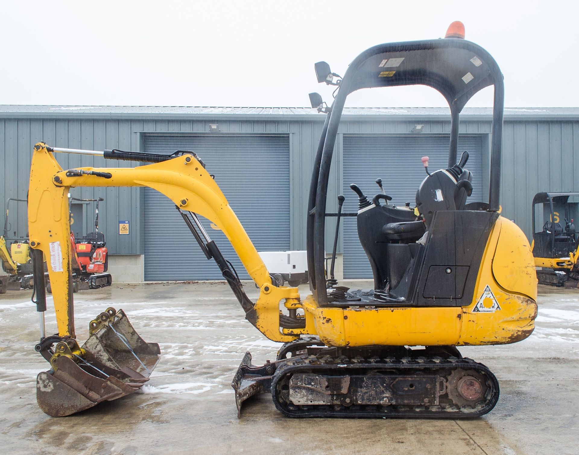JCB 8014 1.5 tonne rubber tracked mini excavator Year: 2012 S/N: 1627370 Recorded Hours: Not - Image 7 of 20
