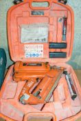 Paslode Impulse 7.2v cordless nail gun c/w carry case and 2 batteries ** No charger ** SB