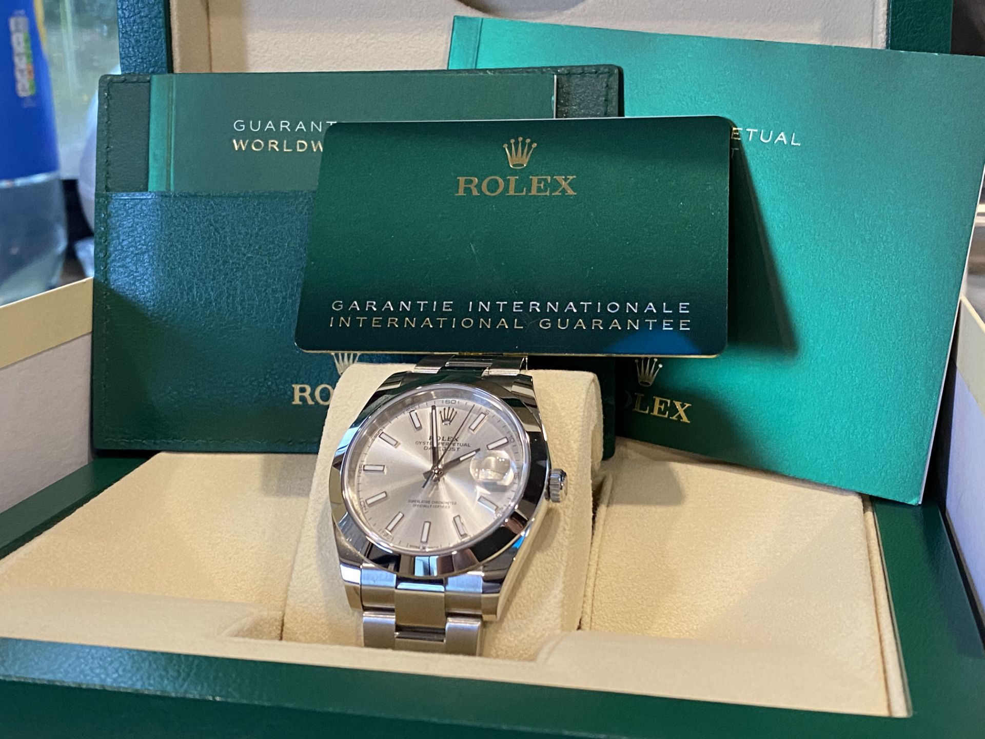 **ON SALE**Rolex Oyster Perpetual Date-Just 41mm ** 2020 ** UnWorn ** Silver Dial - Oyster Steel - - Image 3 of 14