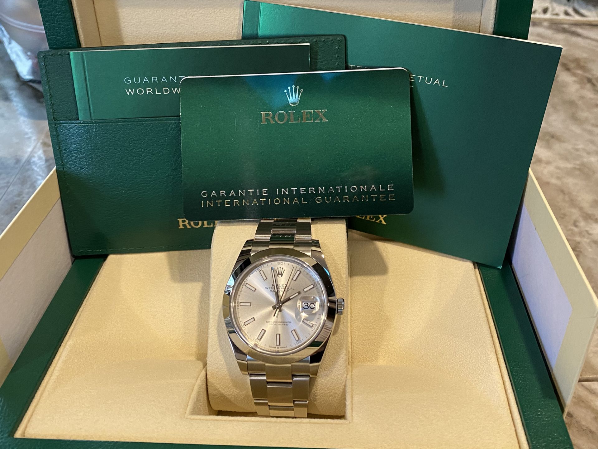 **ON SALE**Rolex Oyster Perpetual Date-Just 41mm ** 2020 ** UnWorn ** Silver Dial - Oyster Steel - - Image 4 of 14