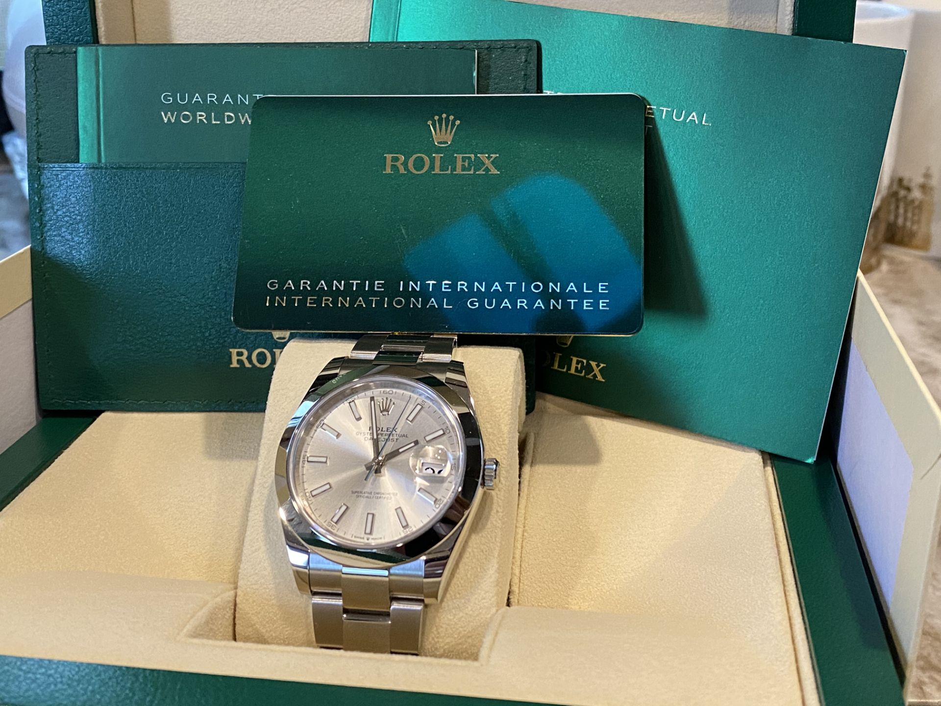 **ON SALE**Rolex Oyster Perpetual Date-Just 41mm ** 2020 ** UnWorn ** Silver Dial - Oyster Steel - - Image 2 of 14