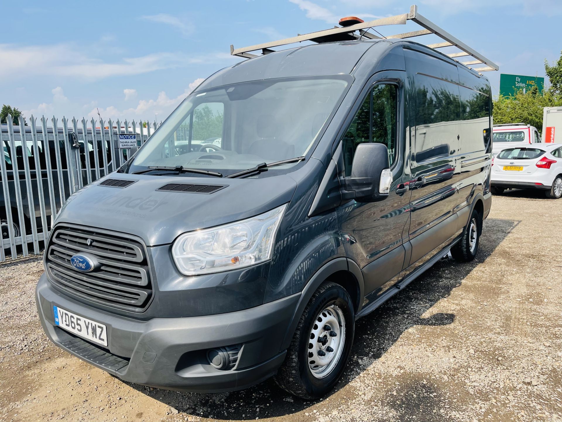 Ford Transit 2.2 TDCI 100 L3 H2 T350 2015 '65 Reg' - Panel Van - LCV - Grey - Image 3 of 14