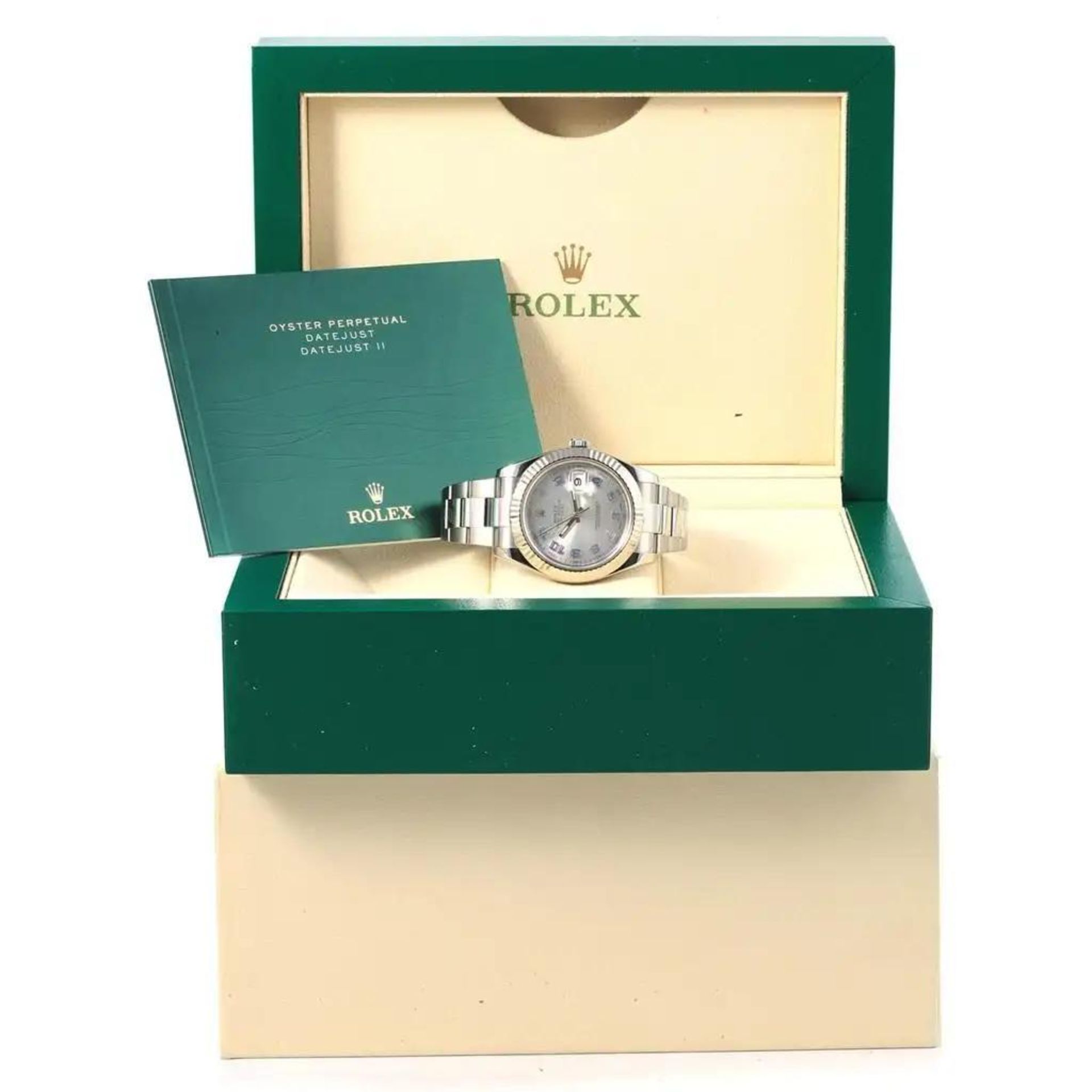 ** ON SALE ** Rolex Date-Just 41mm White Gold And Oystersteel 2018 **Full Set ** - Image 8 of 8