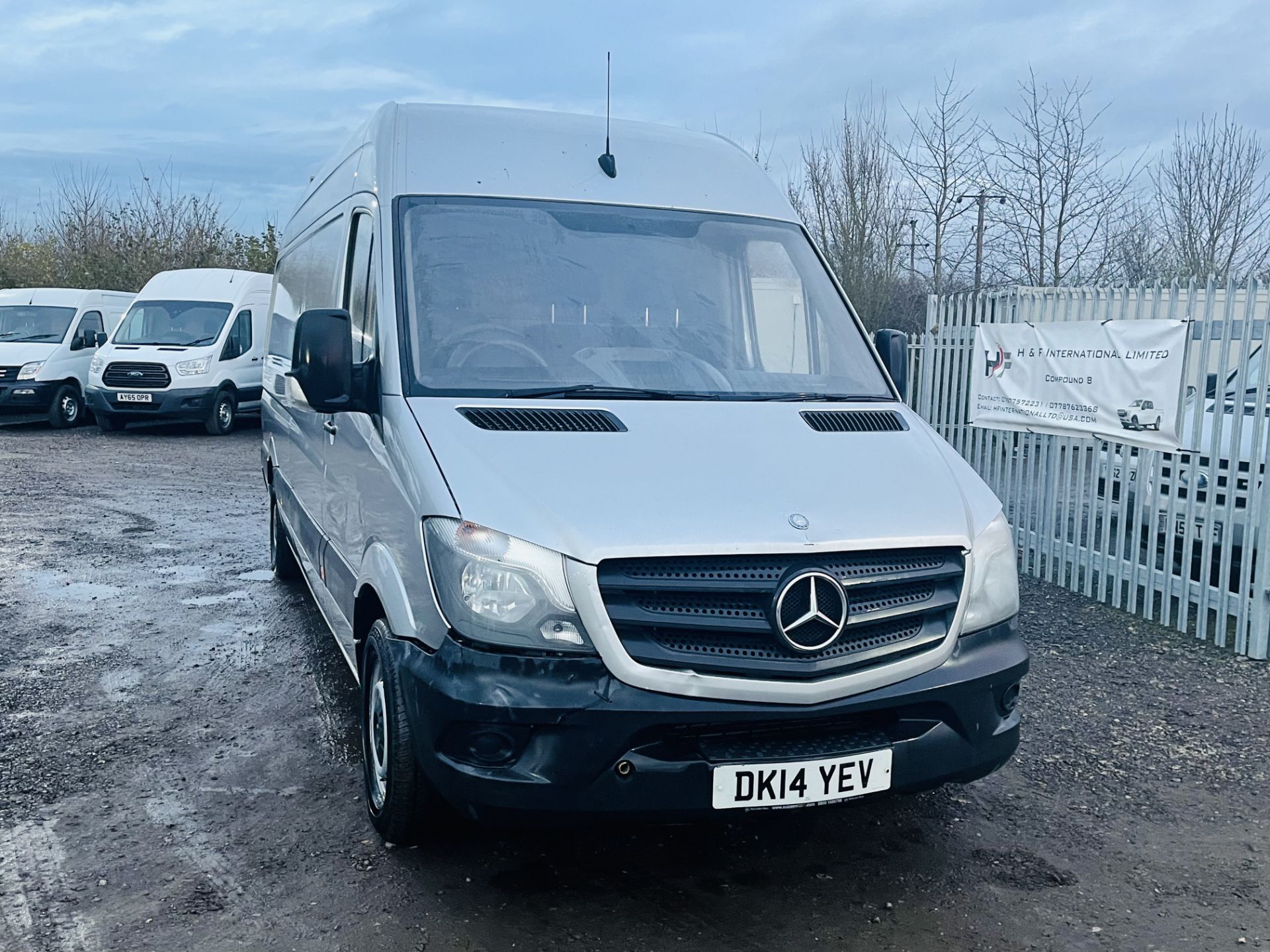 Mercedes Benz Sprinter 2.1 313 CDI L3 H3 2014 '14 Reg' - Metallic Silver - Image 3 of 18