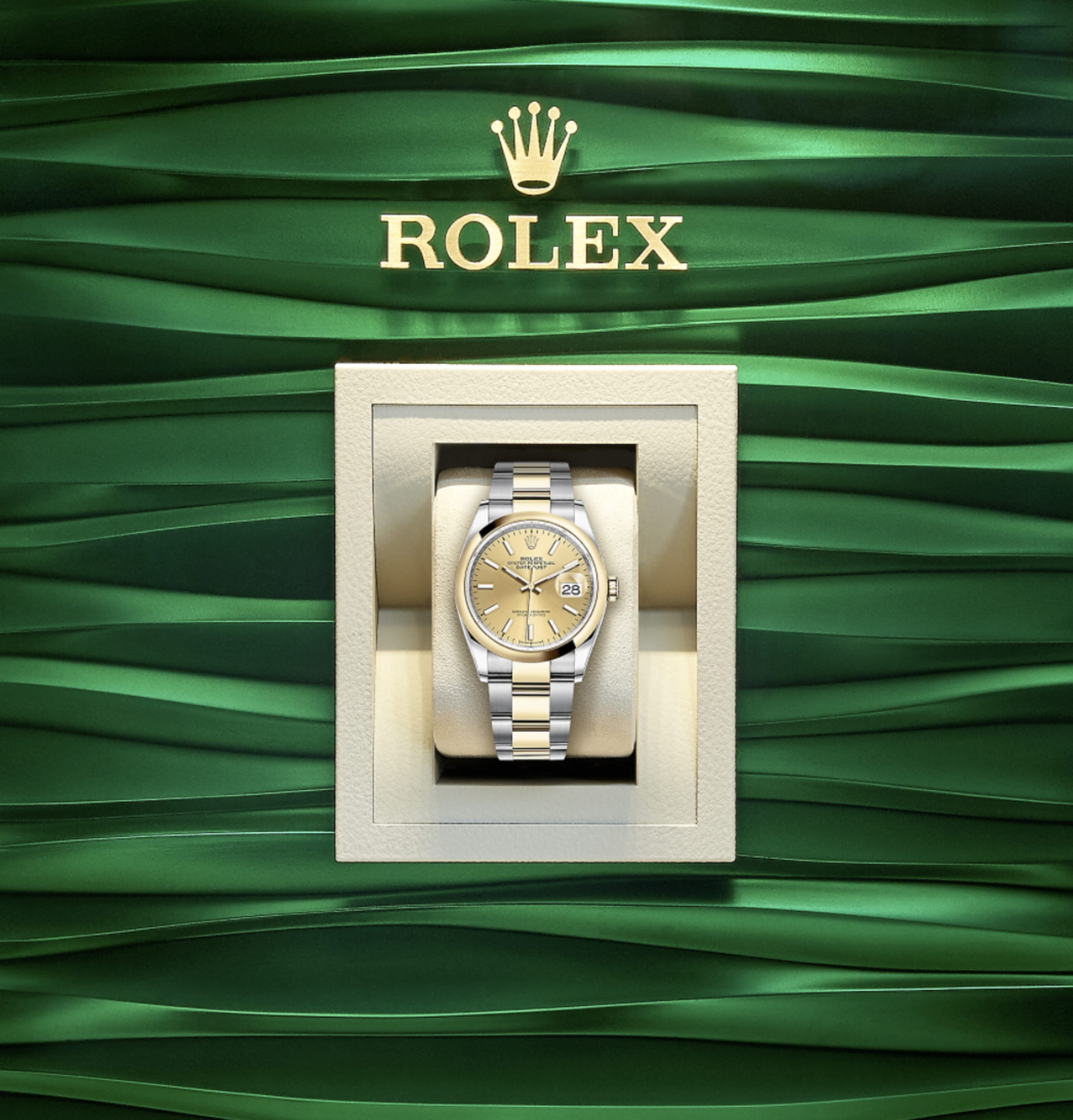 Rolex Date-Just 36mm Oystersteel And Yellow Gold 2021 ** Brand New ** - Image 2 of 2