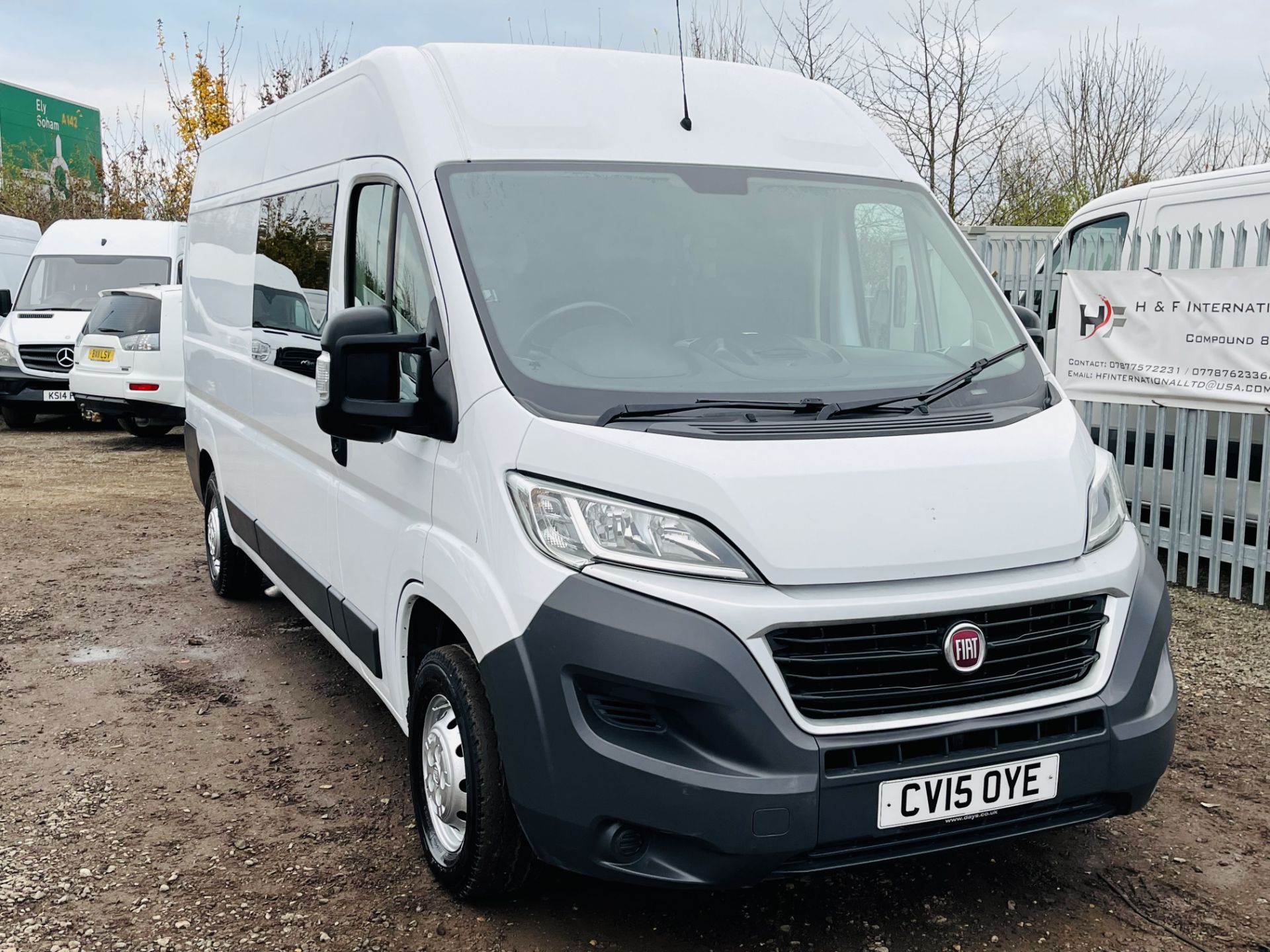 Fiat Ducato 2.3 MultiJet 35 L3 H2 2015 '15 Reg' Crew Van - 6 Seats - No Vat Save 20% - Image 2 of 23