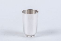 Becher, Entw.: Sigvard Bernadotte (1907-2002)Sterling-Silber. Herst.: Georg Jensen, Kopenhagen