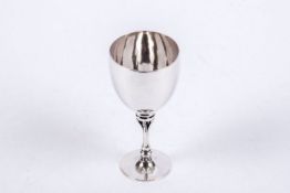 Wein-Pokal, Georg JensenEntw.: Harald Nielsen, Kopenhagen 1945-77. 925 er Silber. H.: 12,5 cm, 128