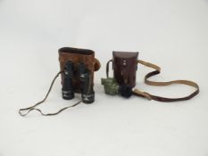 WW2 Binoculars Prismatic No5 MK3 and Yugoslavian ON-M59 monocular