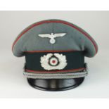 German Third Reich Army Artillery Officer's visor cap