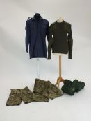 Surplus uniform and towels