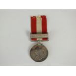 Canada General Service medal with "Red River" clasp, unnamed as issued