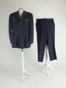 A Vietnam era US Air Force Chaplain's uniform dress uniform comprising jacket tailored by Saco