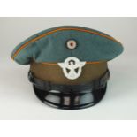 A German Third Reich Feldgendarmerie NCO's visor cap