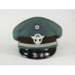 A German Third Reich Schutzpolizei (Protection Police) Officer's visor cap
