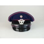 German Third Reich Fire Police Official's visor cap