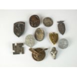 A group of German tinnies/badges