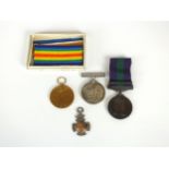 A pair of WW1 medals awarded to "M2 - 137538 Pte. C. Price, A.S.C, comprising War and Victory medal,