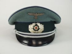 German Third Reich Army Medical Officer's visor