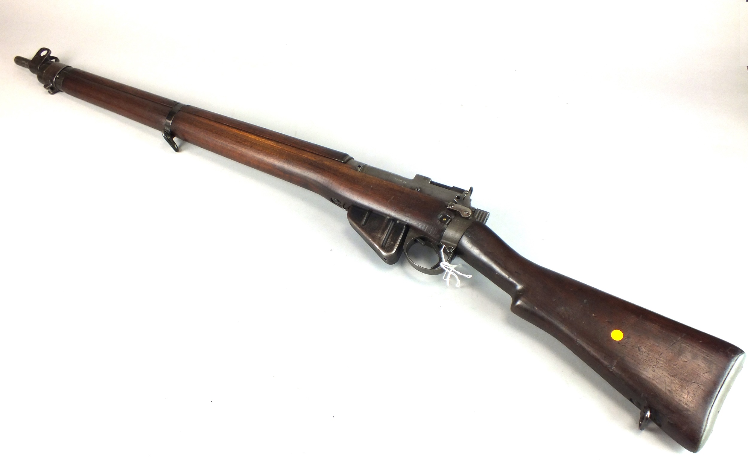 A Lee Enfield No 4 mark I*.303 rifle, circa 1942, converted to a .410 shotgun