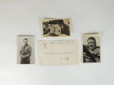 ADOLF HITLER - Signed printed card