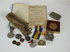 Miscellaneous assortment of medals and militaria