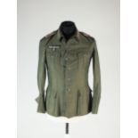 A Second World War German Army Artillery Officer's summer tunic