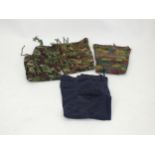 Royal Naval, British Army and Belgian Army combat pants, various sizes