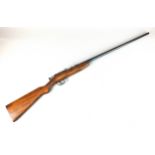 A Webley & Scott 4.10 shotgun, bolt action, single barrel shotgun