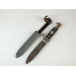 A post-war German Boy Scout Dagger and scabbard